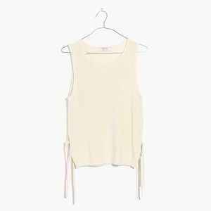 Madewell Side Tie Sweater Tank
